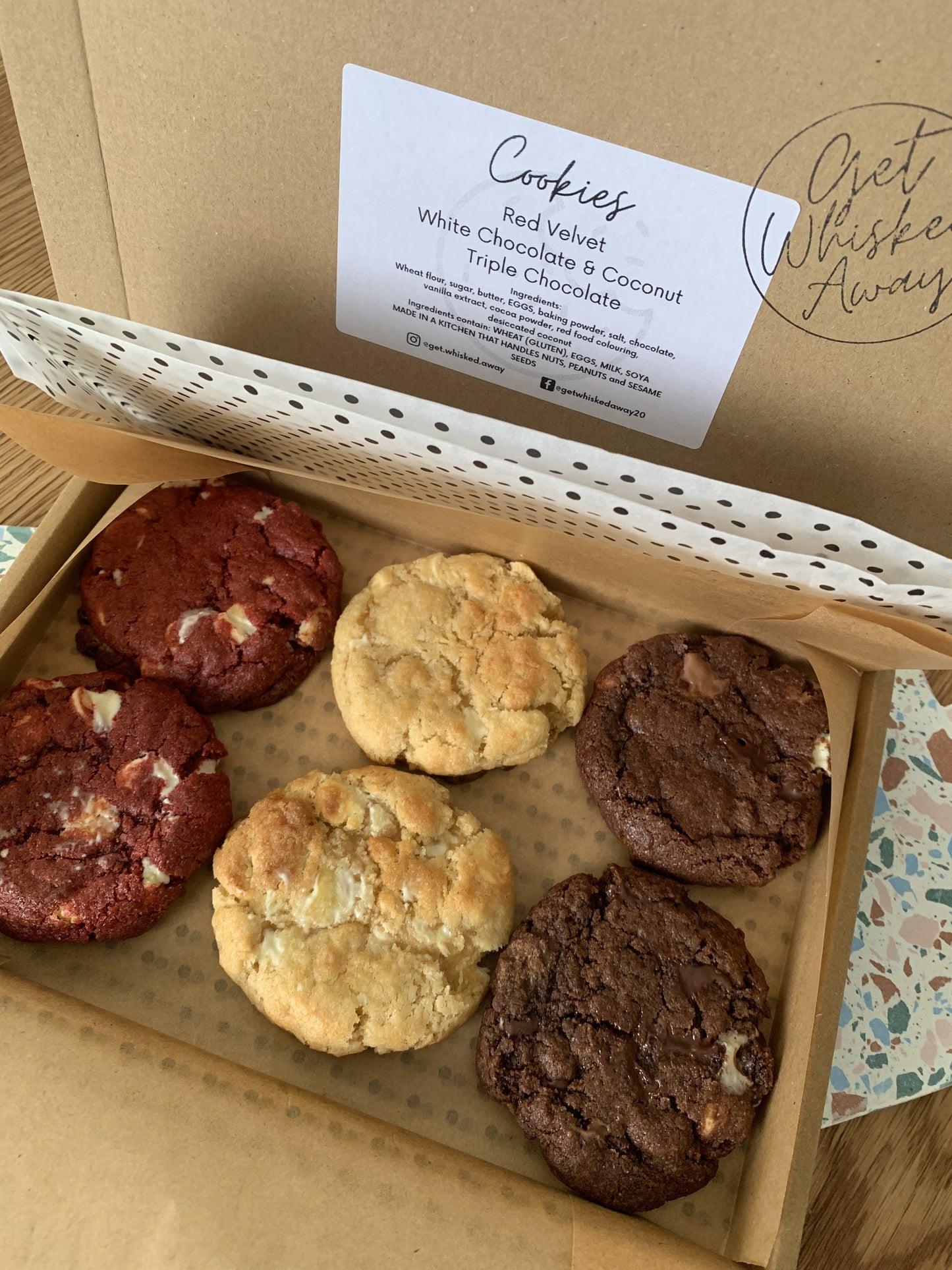 Build your own box of 6 Cookies