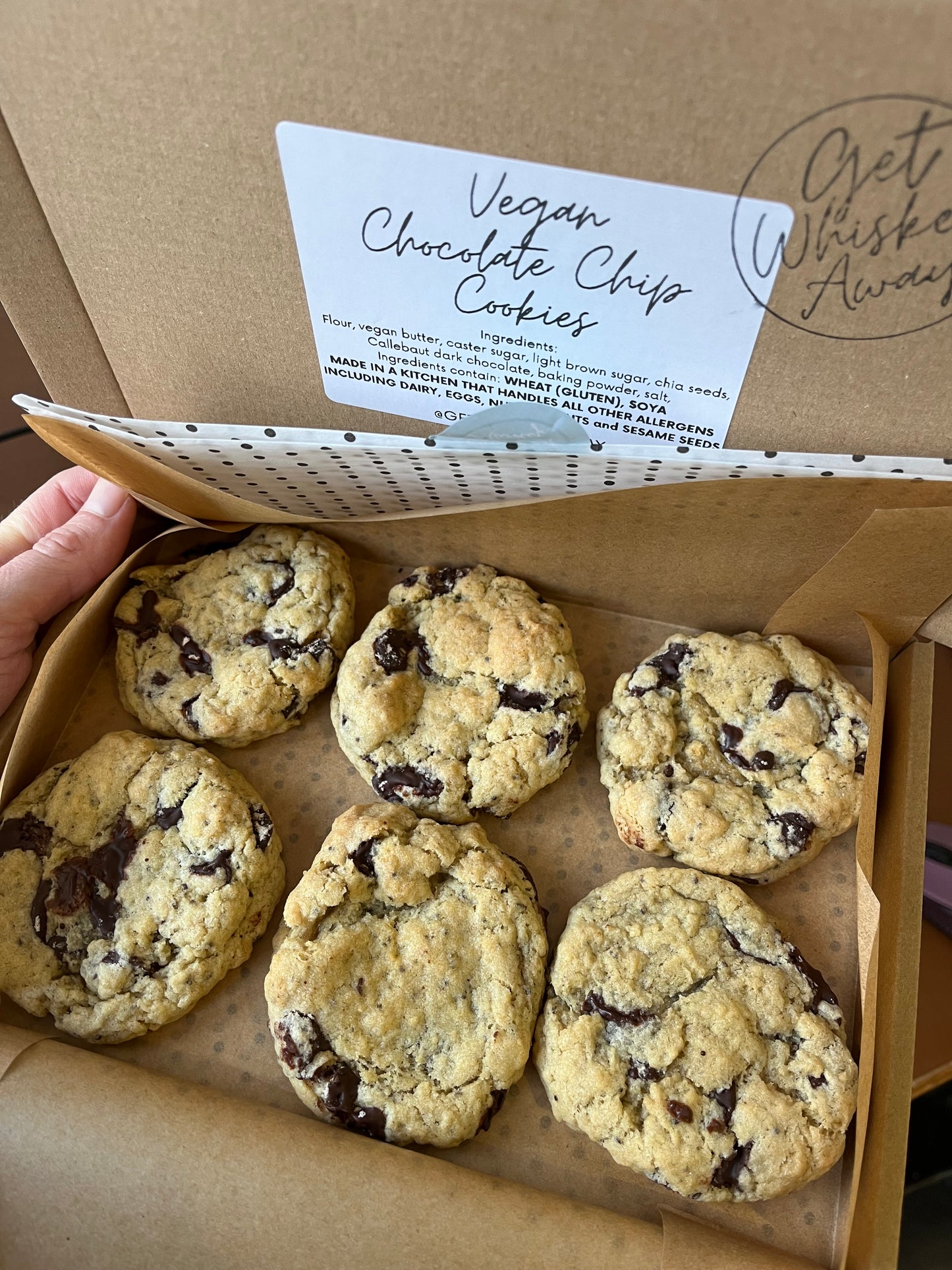Vegan Box of 6 Cookies