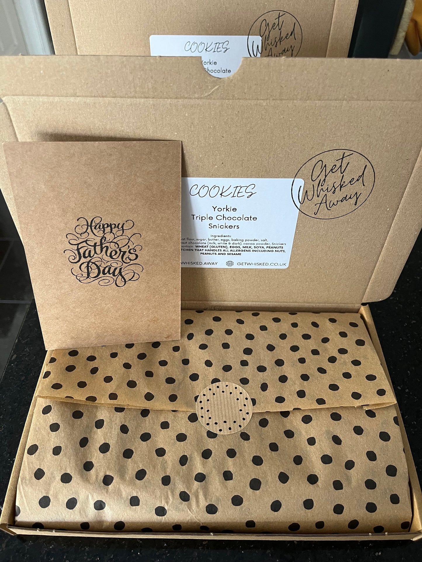 Father's Day Cookies Box of 6 - £14 (dispatch Thursday 18th June)