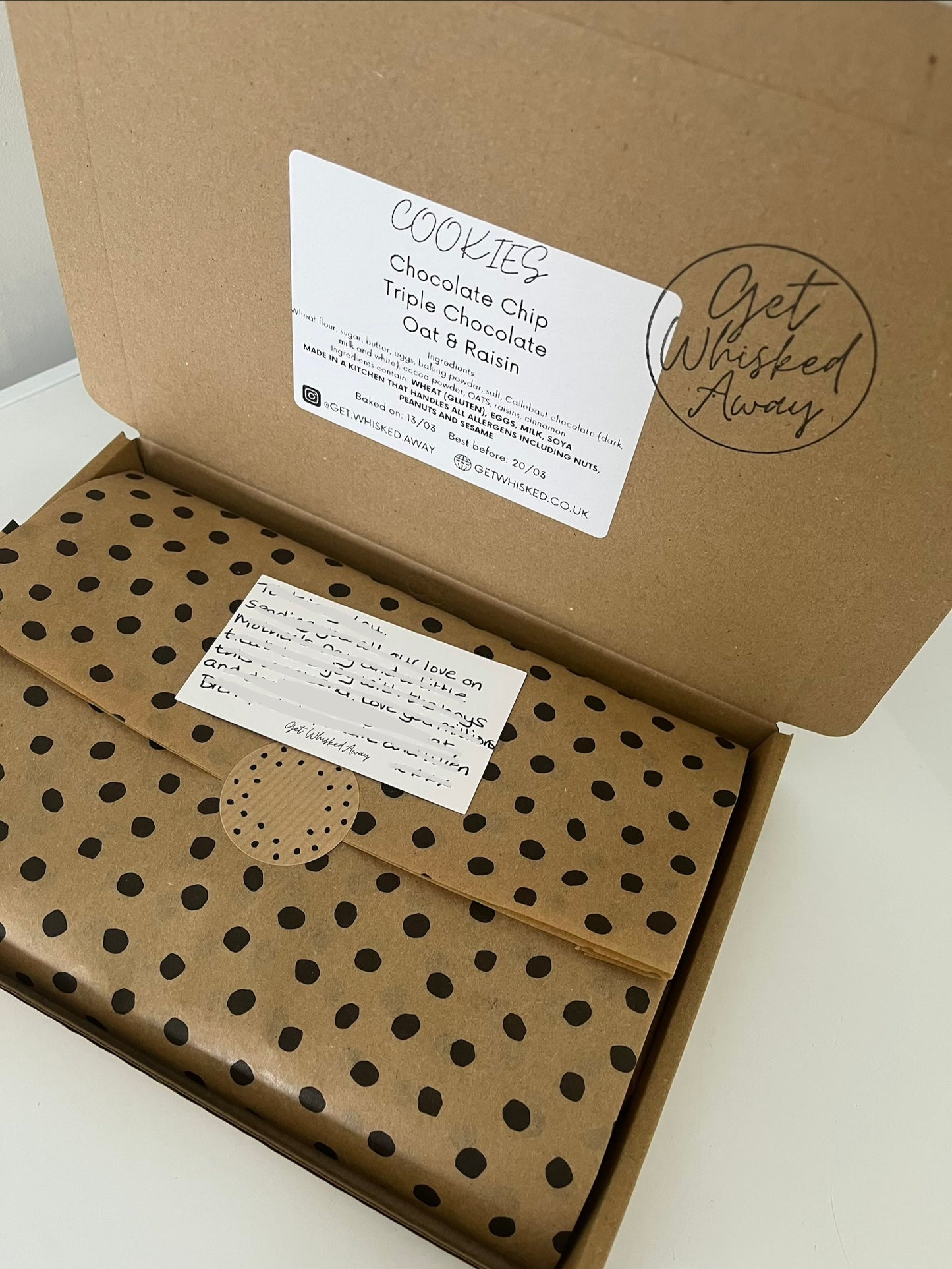 Build your own box of 6 Cookies