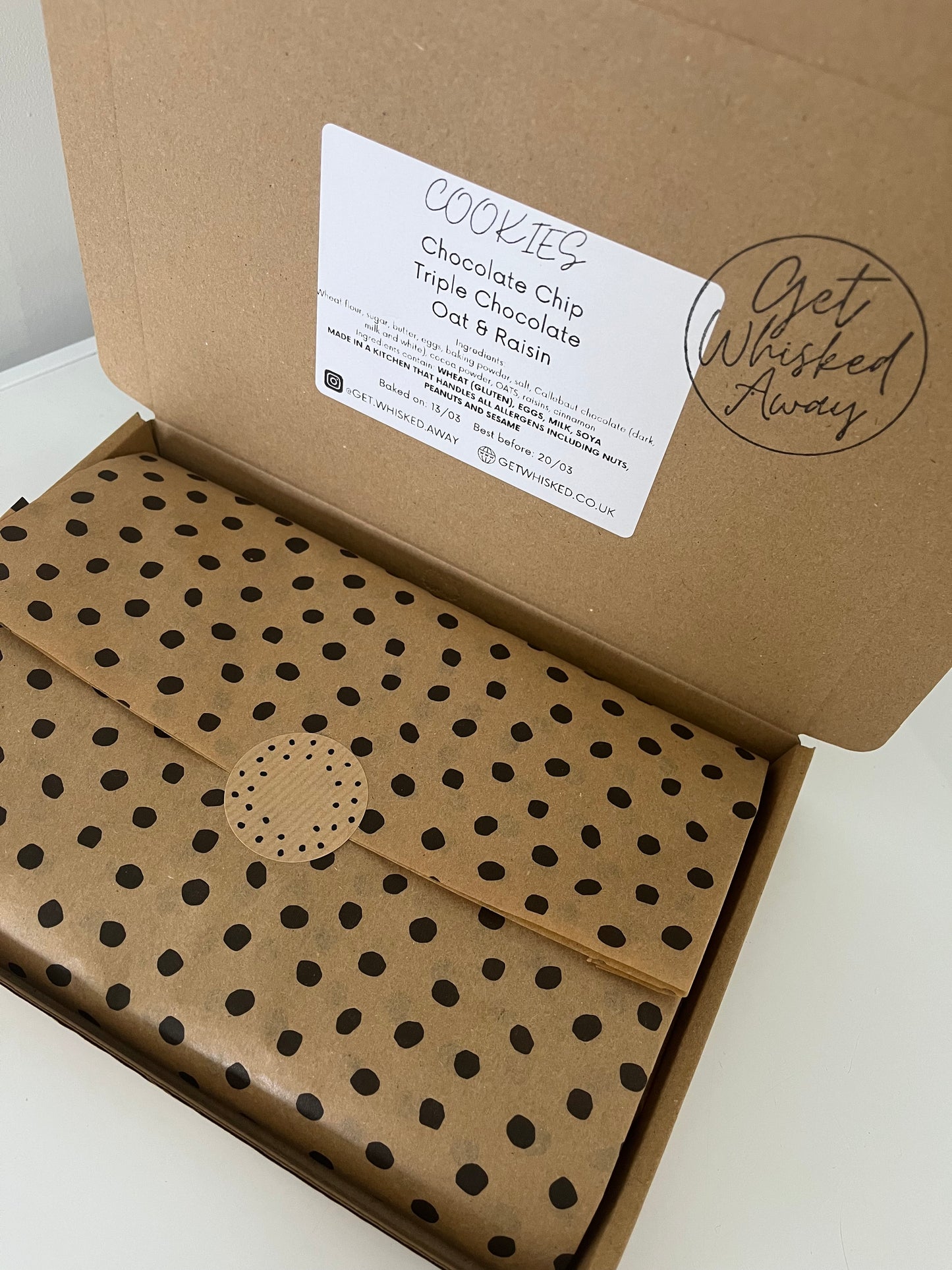 Build your own box of 6 Cookies
